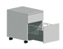 Idea Rollcontainer COCM002 aus Metall 2 Schubladen, davon einer als Hängeregister