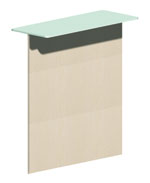 Gerader Empfangstisch